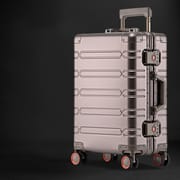 100% Aluminum-magnesium alloy Travel Suitcase Rolling Luggage 20/24/29 inch Trolley Luggage Carry-On Cabin Suitcase