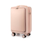 2023 New Arrival Front Open Luggage Case Women 24 Inch Boarding Package Password Trolley Bag Men Suitcase Large Trunk Wholesale
