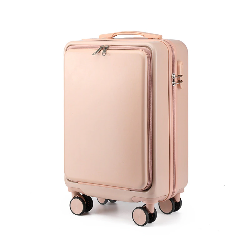 2023 New Arrival Front Open Luggage Case Women 24 Inch Boarding Package Password Trolley Bag Men Suitcase Large Trunk Wholesale