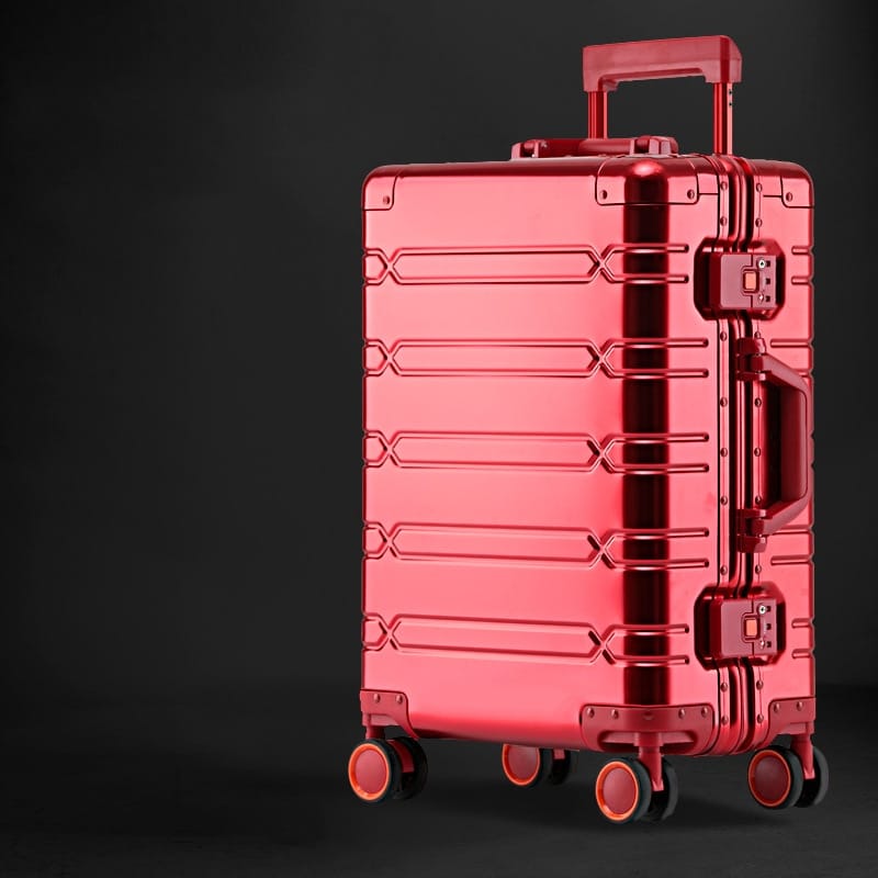 100% Aluminum-magnesium alloy Travel Suitcase Rolling Luggage 20/24/29 inch Trolley Luggage Carry-On Cabin Suitcase