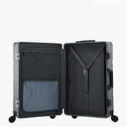 KANGSHILU 20''24''28'' New Women's Aluminum Mixi Luggages Frame Trolley Case Customs Lock Travel Suitcases Offers On Wheel Alloy