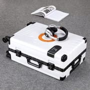 2022 New Arrival upgrade Fashion Aluminium Frame Rolling Luggage box Women&Men 20 22 24 26 28 Inch Trolley Suitcase Travel B