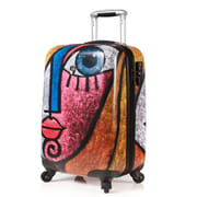 Abstract art! Famous brand 20 inch rolling luggage original fashion trolley suitcase carry on travel luggage luxury valise