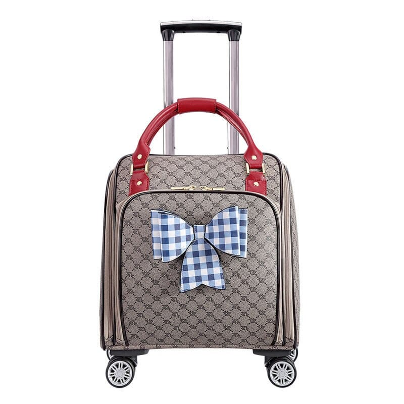 KLQDZMS 16 Inch High-grade Suitcase Universal Boarding Box Ladies Trolley Case Students Lightweight Travel Bag Rolling Luggage