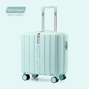 New Small Rolling Luggage 18/20 Inch Lightweight Mini Boarding Trolley Universal Wheel Silent Suitcase Set Women Travel Bag
