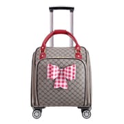 KLQDZMS 16 Inch High-grade Suitcase Universal Boarding Box Ladies Trolley Case Students Lightweight Travel Bag Rolling Luggage