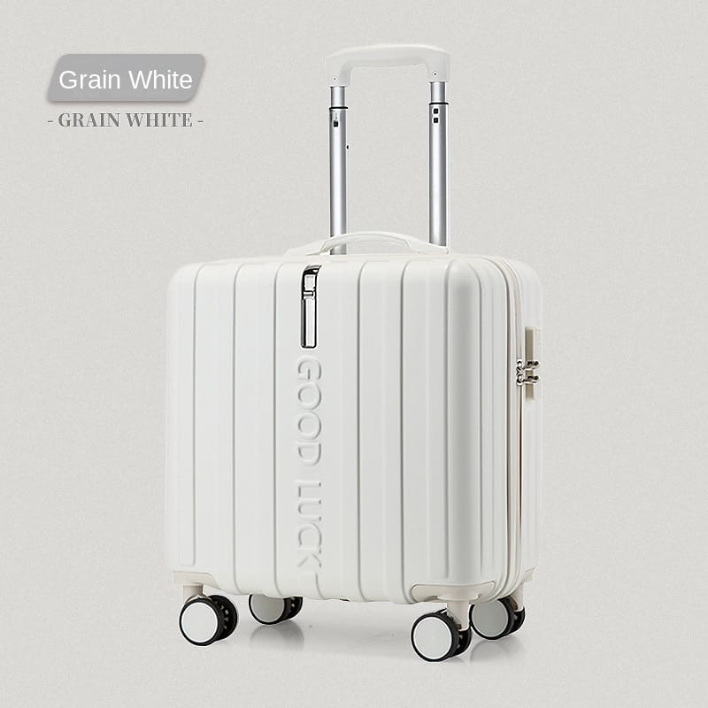 New Small Rolling Luggage 18/20 Inch Lightweight Mini Boarding Trolley Universal Wheel Silent Suitcase Set Women Travel Bag
