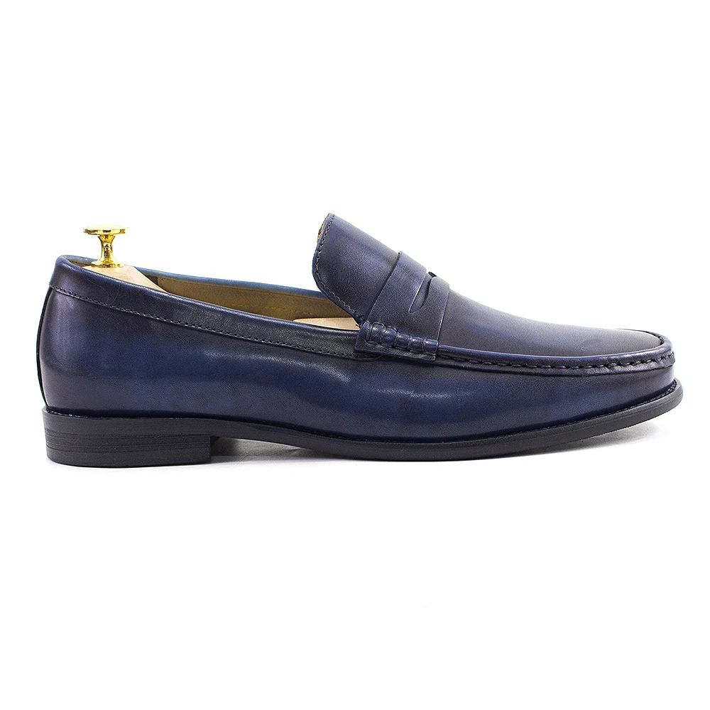 Luxury Mens Penny Loafers Genuine Leather Male Casual Office Business Dress Shoes for Men Fashion Party Wedding Formal Footwear
