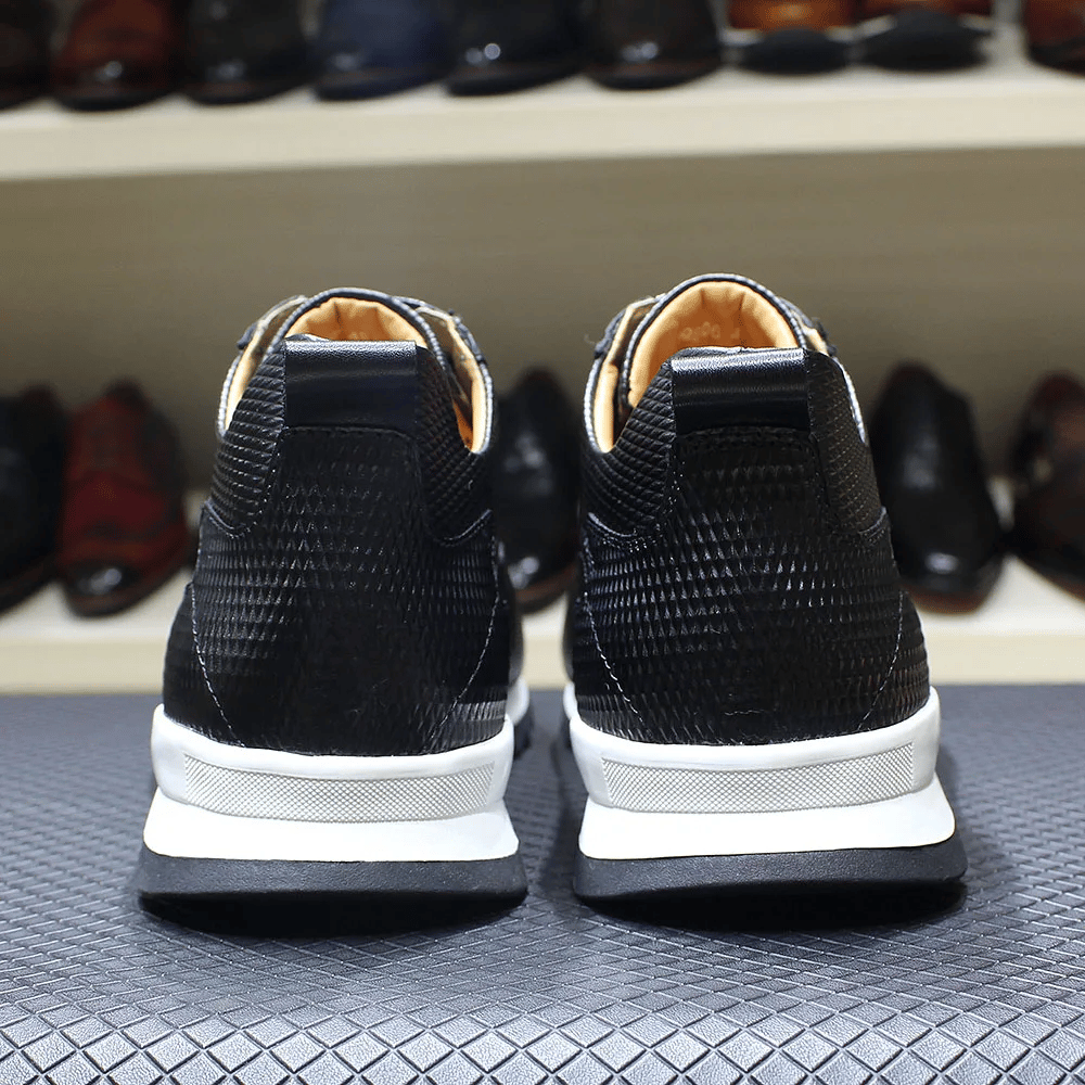 Men's Casual Shoes Genuine Leather Fashion Designer Oxford Handmade Comfortable Male Sneakers Outdoor Street Flat Shoes for Men