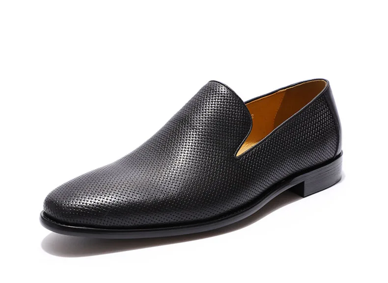 FELIX CHU Italian Mens Loafer Leather Green Casual Dress Shoes Slip-On Genuine Leather Wedding Party Formal Suit Shoe for Men