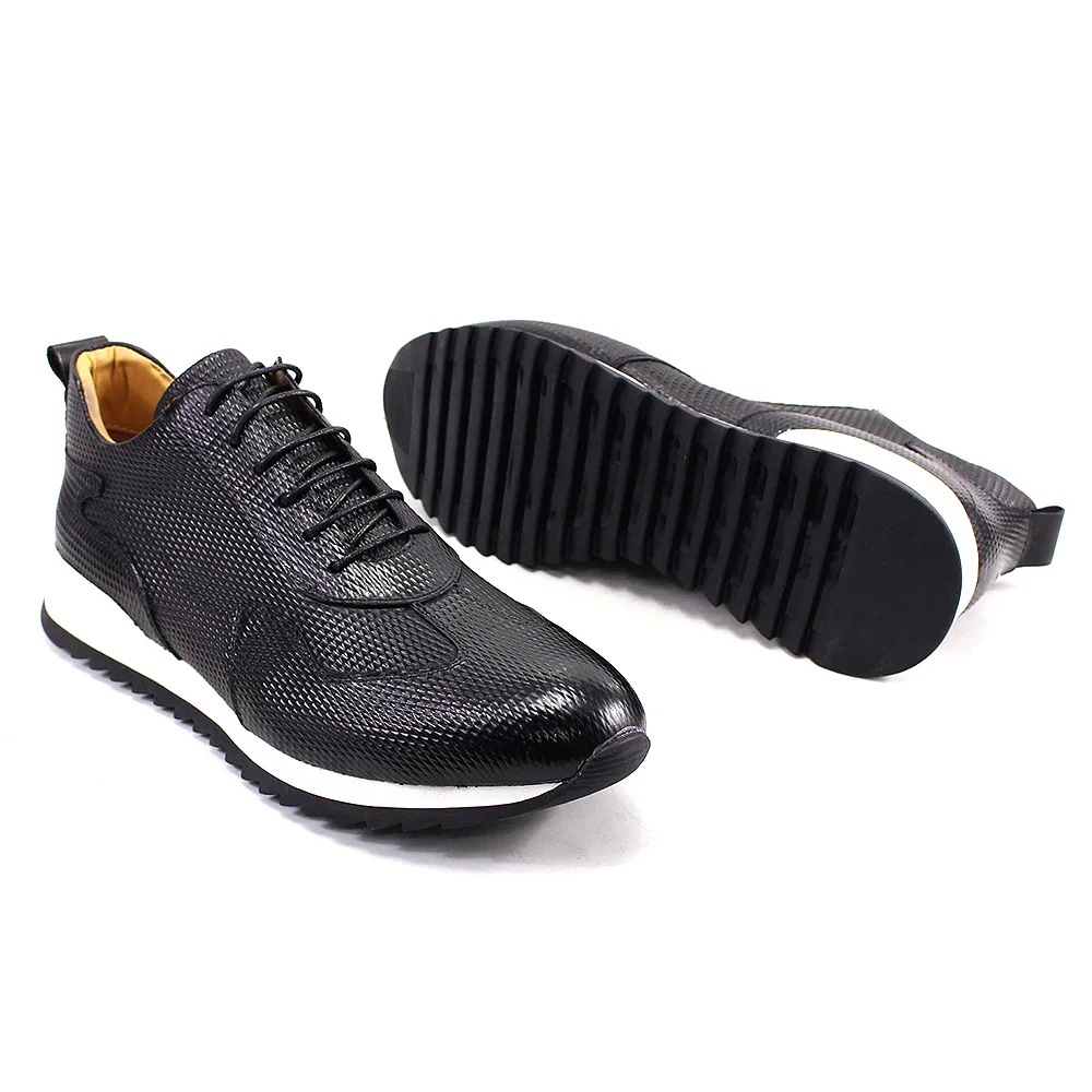 Mens Casual Shoes Genuine Leather Fashion Designer Oxford Handmade Comfortable Male Sneakers Outdoor Street Flat Shoes for Men
