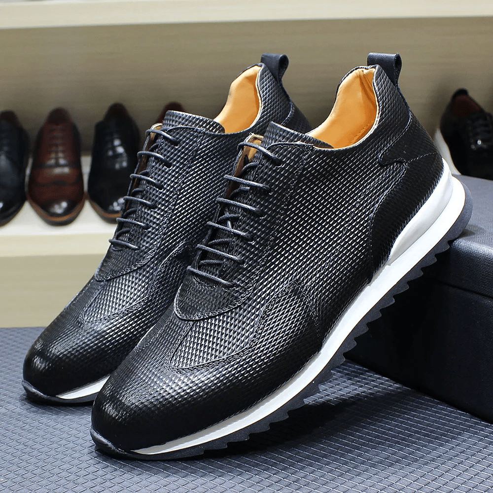 Men's Casual Shoes Genuine Leather Fashion Designer Oxford Handmade Comfortable Male Sneakers Outdoor Street Flat Shoes for Men