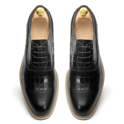 Classic Genuine Cow Leather Men's Casual Shoes Lace-Up Plain Toe Flat Oxford Shoe for Men Handmade Leather Original Sneaker