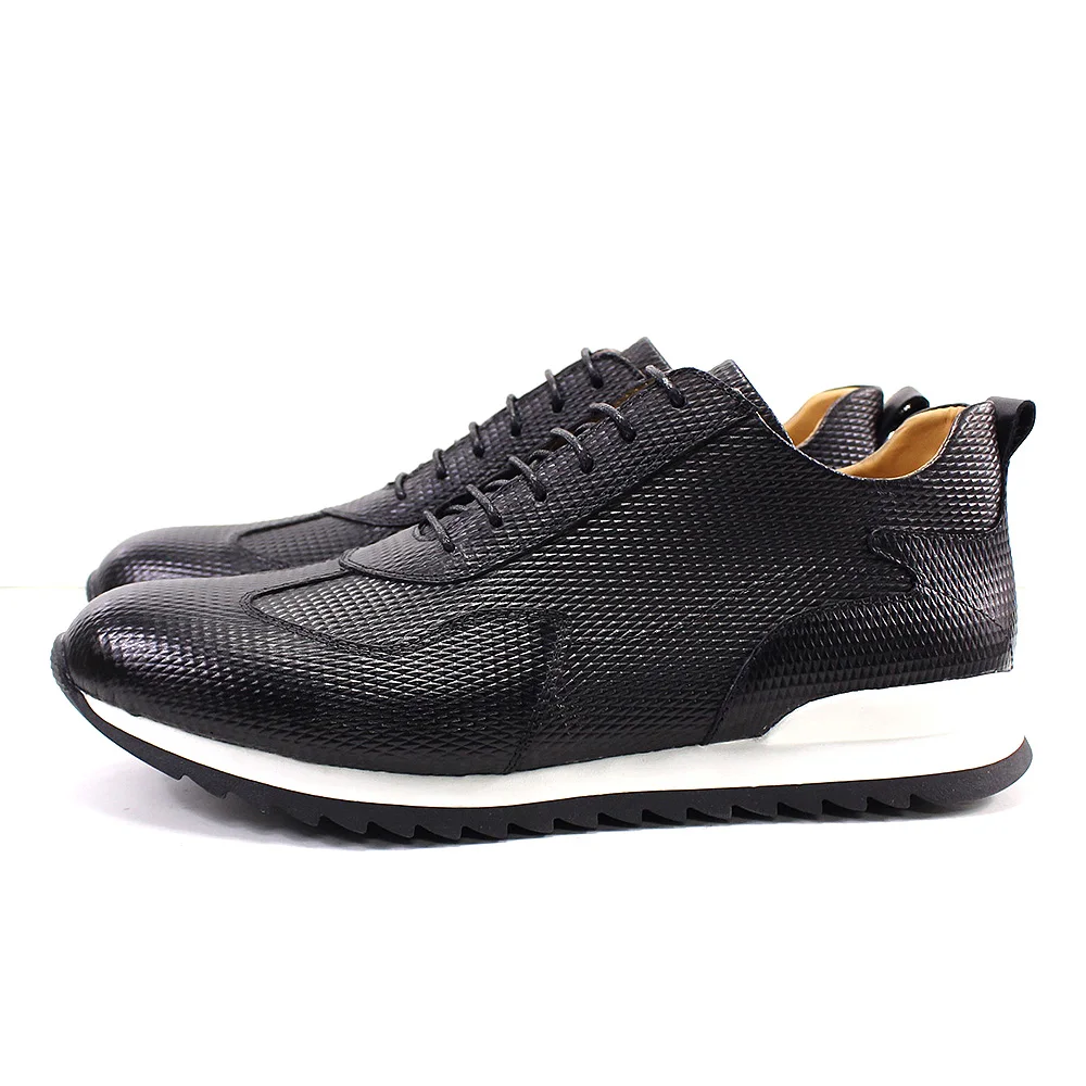 Mens Casual Shoes Genuine Leather Fashion Designer Oxford Handmade Comfortable Male Sneakers Outdoor Street Flat Shoes for Men