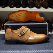 FELIX CHU Classic Brand Design Mens Monk Strap Formal Shoes Buckle Oxford Brogue Genuine Leather Suede Wedding Dress Shoes Men