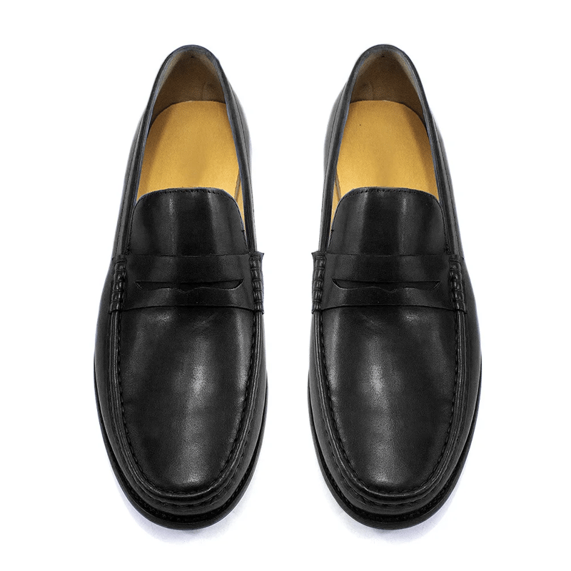 Luxury Men's Penny Loafers Genuine Leather Male Casual Office Business Dress Shoes for Men Fashion Party Wedding Formal Footwear