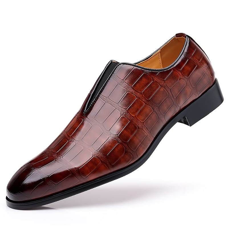 British Style Men PU Leather Shoes Office Business Shoes