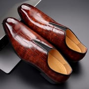 British Style Men PU Leather Shoes Office Business Shoes