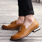 Men's Party Shoes Large Size Genuine Leather Dress Shoes Men's Fashion Walking Style Business Oxfords Shoes Comfortable