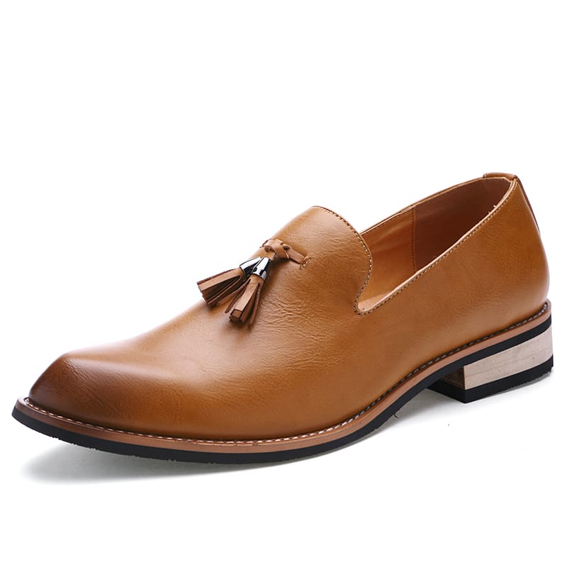 Men's Party Shoes Large Size Genuine Leather Dress Shoes Men's Fashion Walking Style Business Oxfords Shoes Comfortable