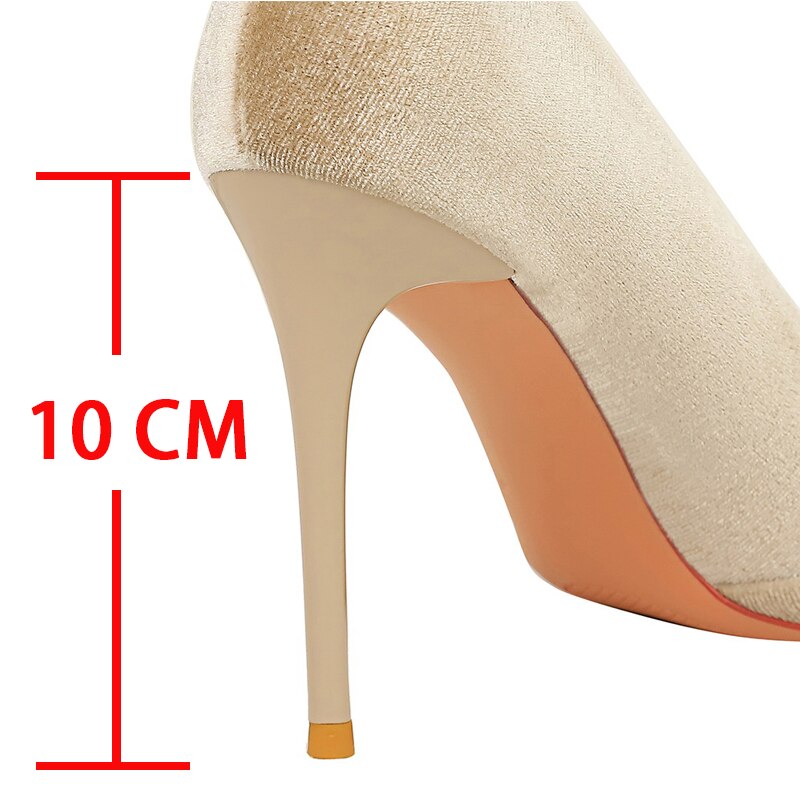 Fashion Women's Pumps Suede Lady Shoes Pointed Toe Shallow High Heels Bowknot Party Shoes Classic Stiletto Elegant Women Heels