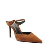 Women Pointed Toe Slip Stiletto High Heel Sandals