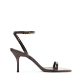 Womens Open Toe Ankle Strap Pumps