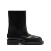 Double Pull-Tab Ankle Boots