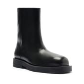 Double Pull-Tab Ankle Boots