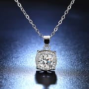 Q035 Moissanite necklace, collarbone chain