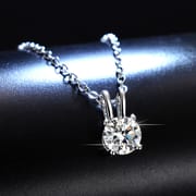 Q037 Moissanite necklace, collarbone chain