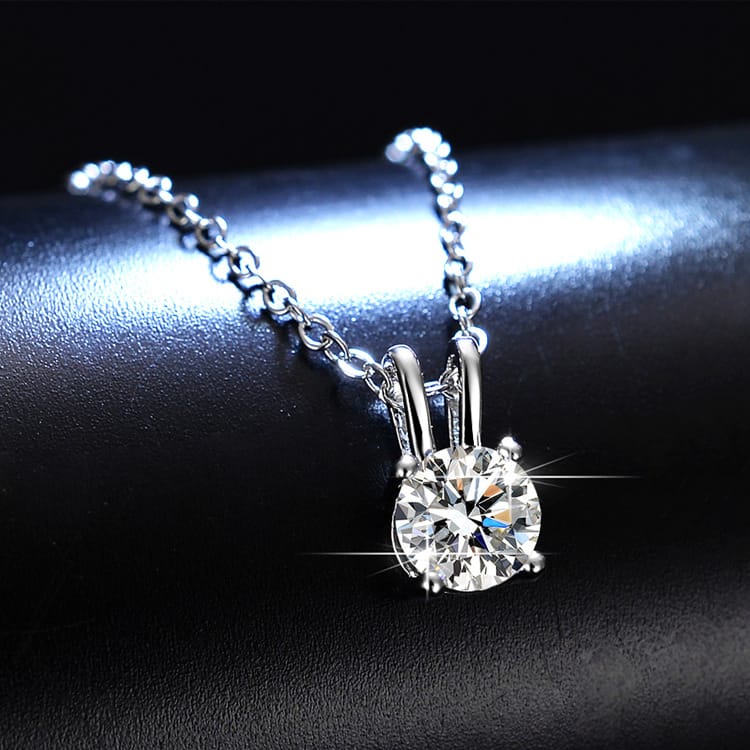 Q037 Moissanite necklace, collarbone chain