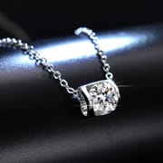 Q036 Moissanite necklace, collarbone chain