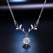 Fawn Moissanite necklace, collarbone chain