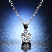 Q038 Moissanite necklace, collarbone chain