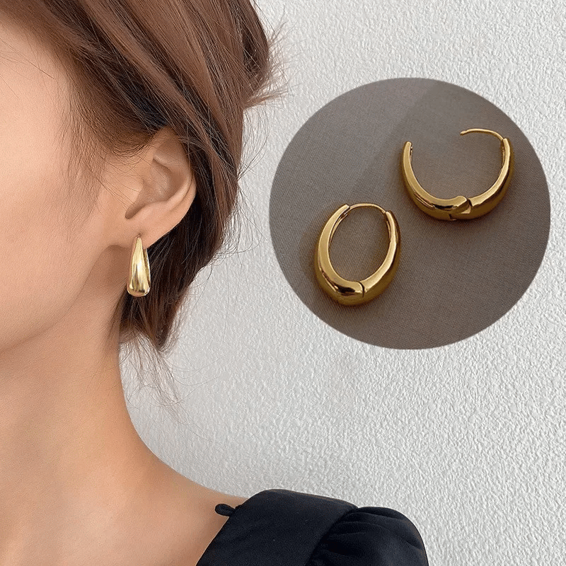 2023 Hot Sale Fashion Metal Drop Earrings for Woman Vintage Hoop Earring Trend Classic Party Wedding Pendant Jewelry Gift