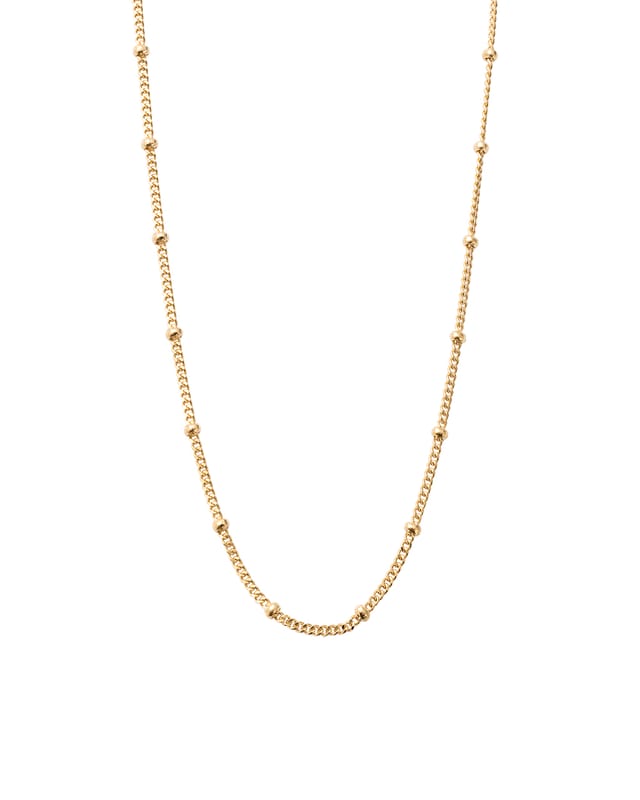 Basic gold necklace