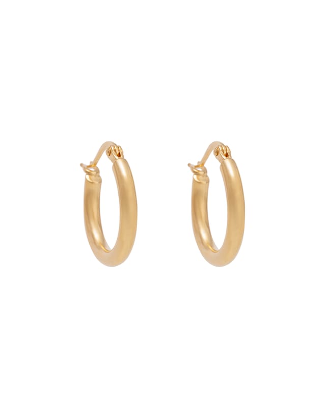 Basic gold earrings