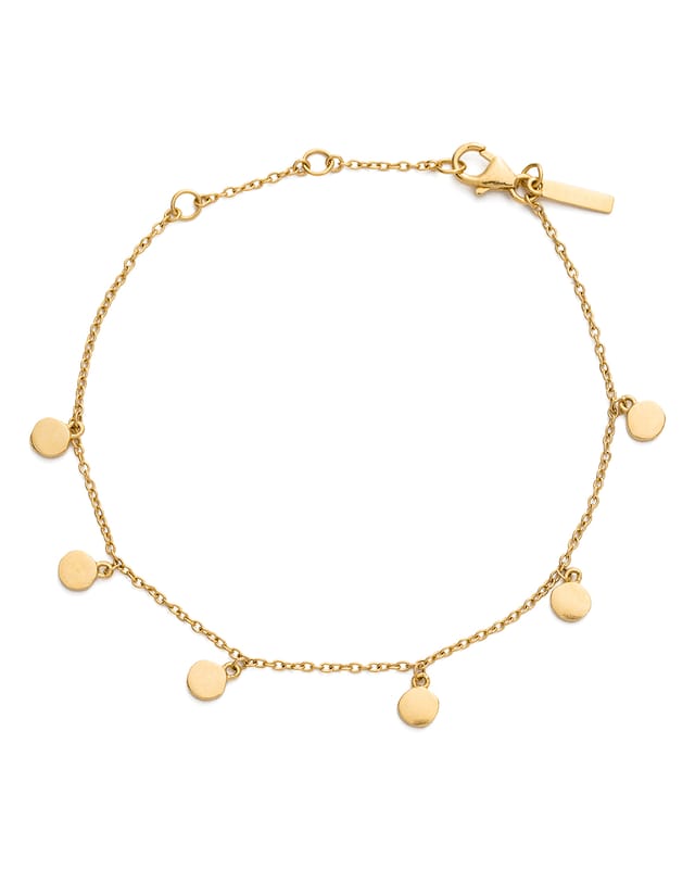 Gold beaded bracelet