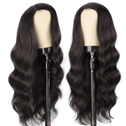 Long Black Wavy Wigs for Women Side Part Black Wig Natural Looking Synthetic Heat Resistant Fiber Wigs Hair for Daily Party Use
