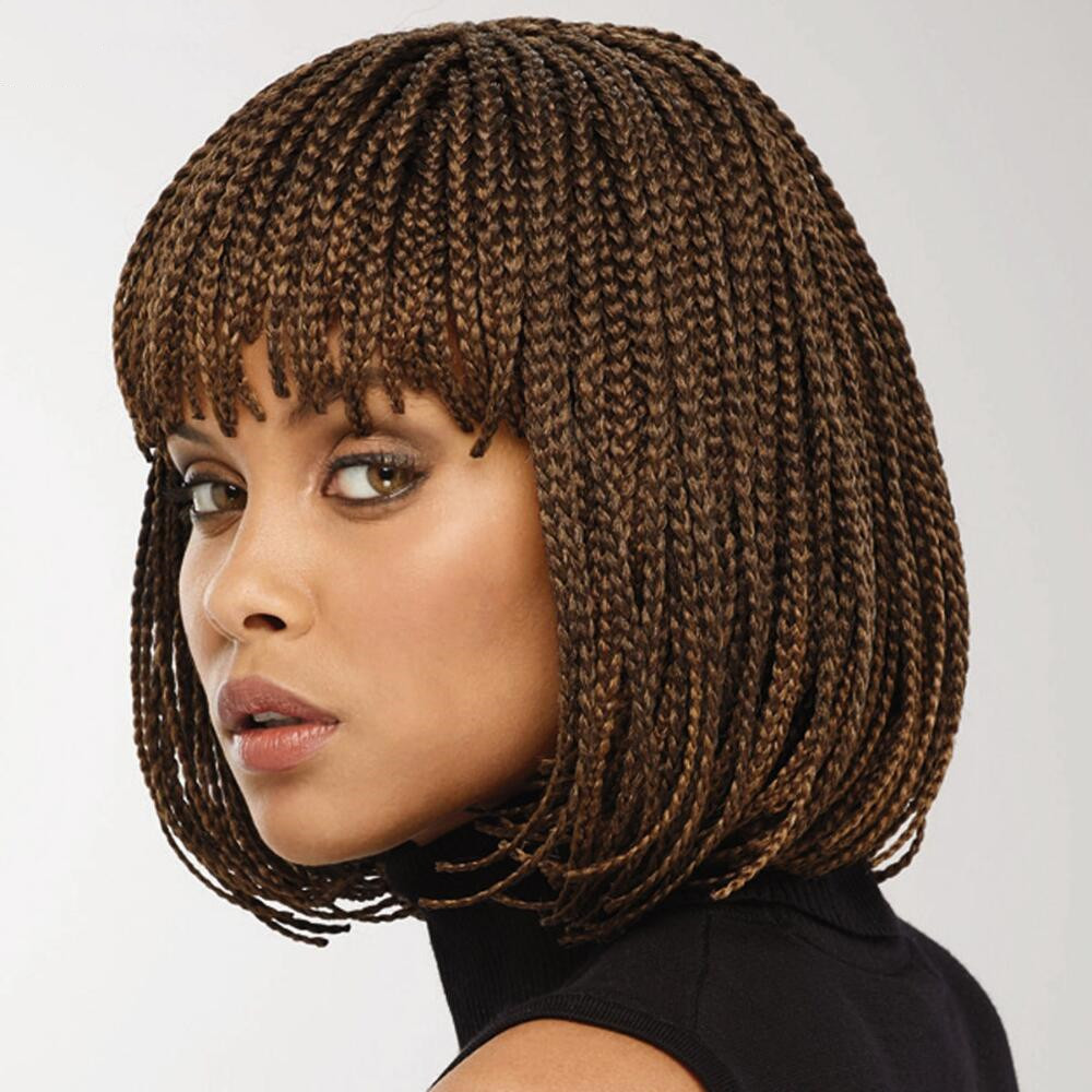 Wig Womens Short Hair Wave Head Wig Full Top Chemical Fiber Head Cover