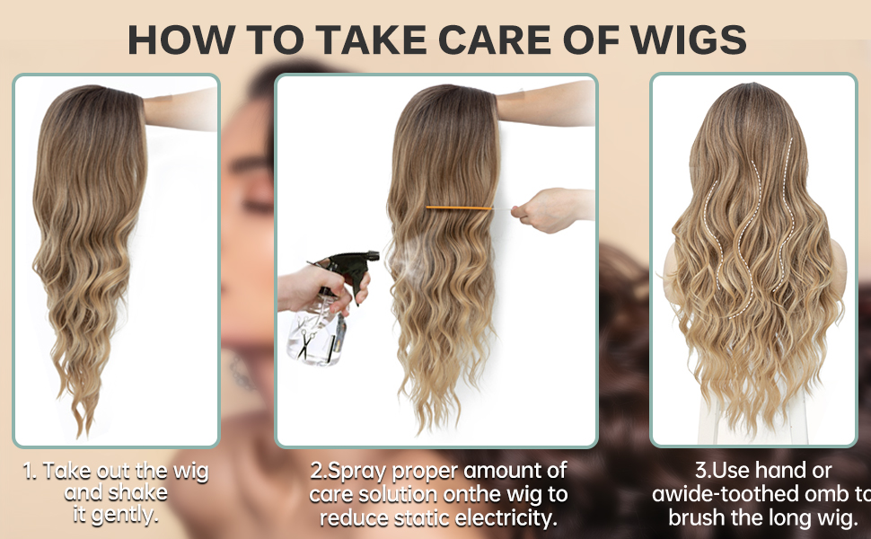 Wave wig fashion trend wig party costume wig hair cover