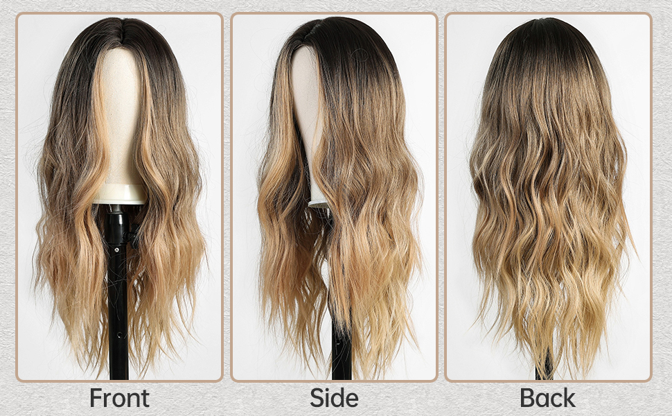 Wave wig fashion trend wig party costume wig hair cover