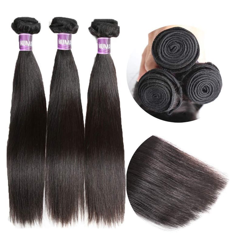 Wig black straight hair synthetic fiber hair curtain