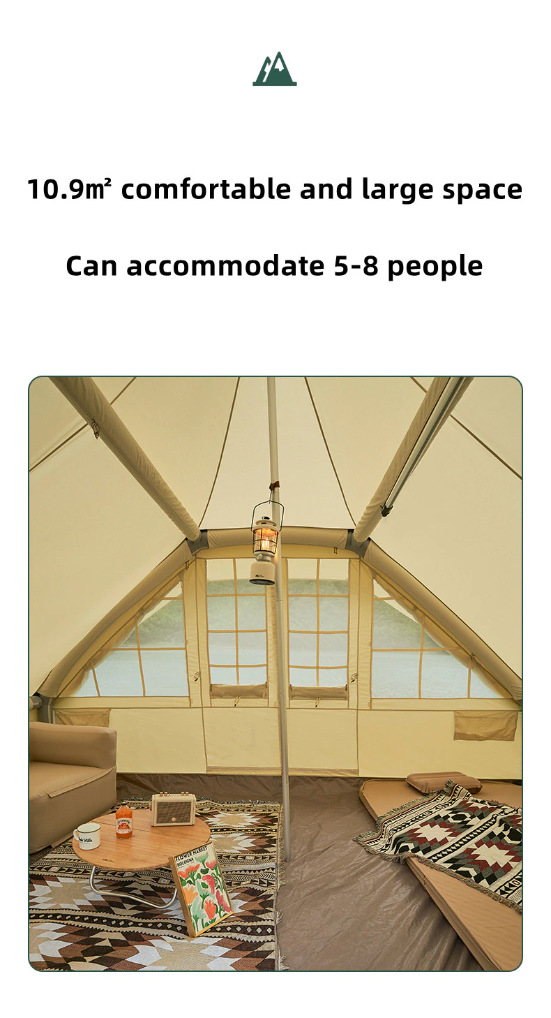 Exquisite Camping Outdoor Inflatable Tent Camping Thickened Cotton 5-8 Person Cabin Tent Era 260 Exquisite Camping Outdoor Inflatable Tent Camping Thickened Cotton 5-8 Person Cabin Tent Era 260