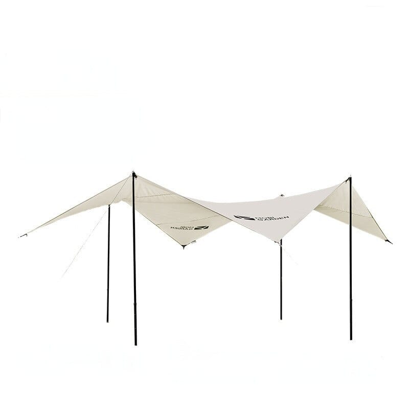 outdoor camping rain - proof sun - proof uv light luxury camping cotton large space canopy