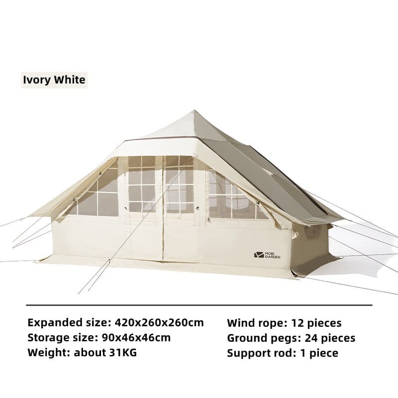 Exquisite Camping Outdoor Inflatable Tent Camping Thickened Cotton 5-8 Person Cabin Tent Era 260