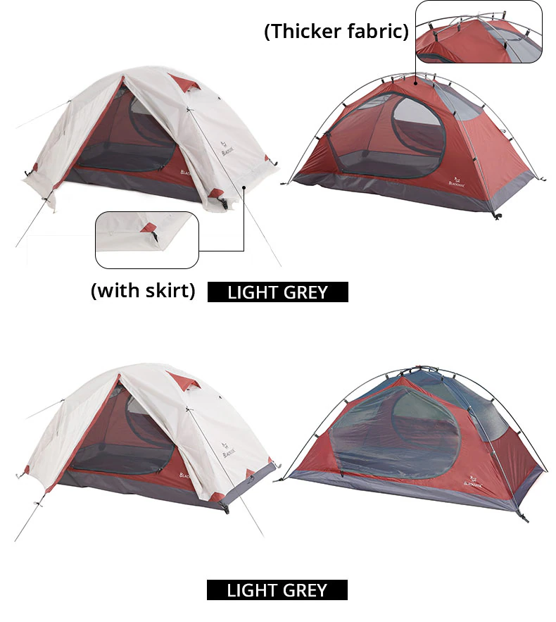 Archeos 2-3 People Backpacking Tent Outdoor Camping 4 Season Winter Skirt Tent Double Layer Waterproof Hiking Survival