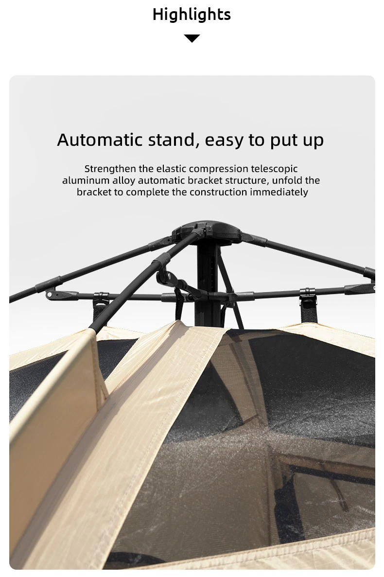 Automatic Tent 3-4 Person Camping Tent,Easy Instant Se tup Portable Backpacking for Sun Shelter,Travelling