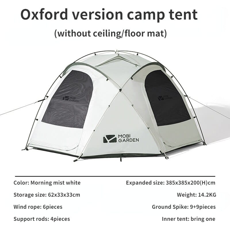 Nature Hike Outdoor Camping Tent Large Space Windproof Rain Proof Ventilation Camping Equipment Tourist Tents